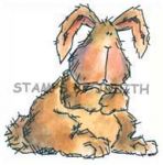 N-37 Lg. Hairy Bunny